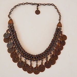 🎉sale🎉 Free People Bronze spirit coin necklace
